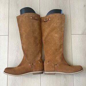 Reef High Desert Women's Knee High Boots Tan brown 8